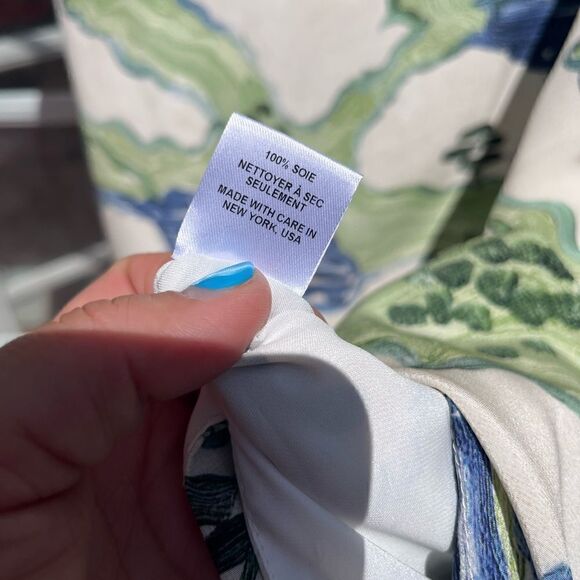 WHiT Esme Landscape Print Silk Dress NWT - Picture 2 of 16